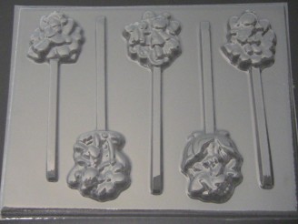 3522 Fairies Chocolate or Hard Candy Lollipop Mold